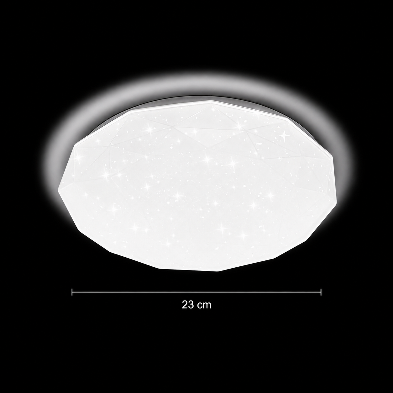 Lampa sufitowa LED Hexagon 23 cm, 22 W, 3000 K / 4000 K / 6000 K, biała, metalowa i akrylowa Lampa sufitowa LED Domyślny tytuł Alessandro Design