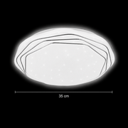 Plafonieră PL152 LED 35 cm, 31W, 3000K / 4000K / 6000K, Alb, Metal si Acril Plafoniere LED Default Title Alessandro Design