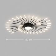Żyrandol LED KALESA Grande Supremo, Ø130cm, światło neutralne 4000K, 42W, biały, metal i akryl