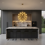 Żyrandol kryształowy LED KILKENNY Culmino, 144 W, światło neutralne, średnica 60 cm, kolor złoty