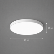 Lampa sufitowa LED SOLIS 27cm 20W Zimne światło, Biała
