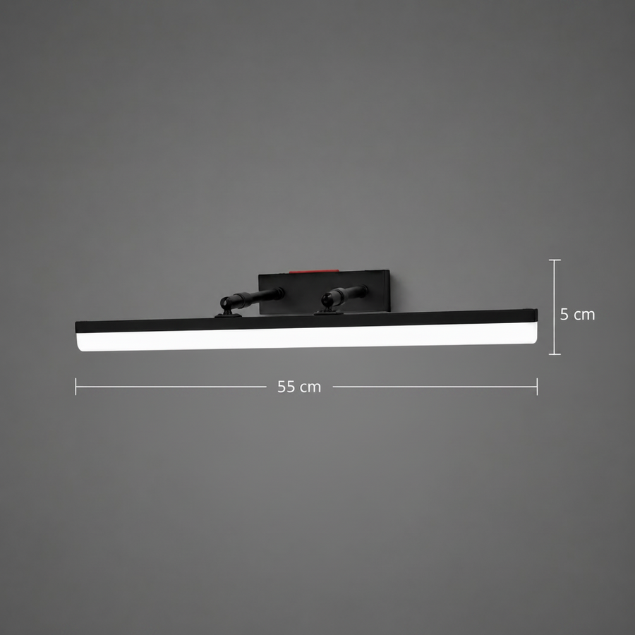 Kinkiet LED, MALAWI, 6W, liniowy, światło ciepłe/neutralne/zimne, czarny
