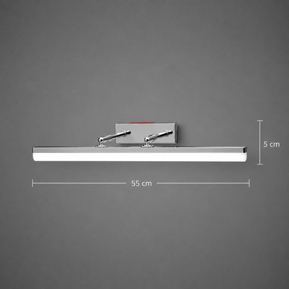 Kinkiet LED BALATON, 10W, liniowy, światło ciepłe/neutralne/zimne, błyszczący chrom