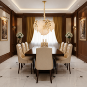Candelabru Cristal LUXE Eleganza 9xE14, Diametru 50cm, Inaltime 33cm, Auriu Lucios, Inaltime Reglabila, Design Elegant Candelabre Cristal Default Title Alessandro Design