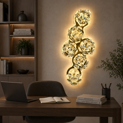 Luna Dekoracyjny kinkiet LED 83W Średnica 120CM Zimne/Neutralne/Ciepłe Światło Czarny