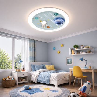 Żyrandol LED CONSTELATION z pilotem 64W, średnica 50cm, światło zimne/ciepłe/neutralne, białe niebieskie Żyrandole LED z pilotem Domyślny tytuł Alessandro Design