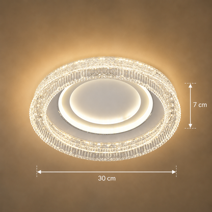 WON Noble żyrandol LED, 67W, średnica 30cm, światło ciepłe/neutralne/zimne, biały
