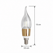 Żarówka LED E14 Świeca, 6W, Zimne światło, 6000K