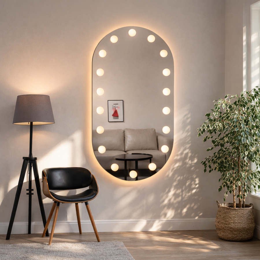 Lustrzany system odmgławiacza LED Touch Infinitium 60X80cm Lustra Korman E Domyślny tytuł Alessandro Design