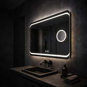 Prostokątne lustro LED, 80x60cm, Stella Touch, system odparowywania lusterek Korman E Domyślny tytuł Alessandro Design