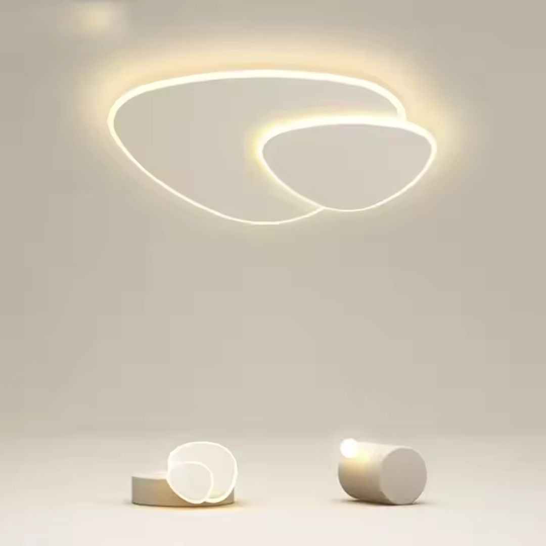 Żyrandol LED z pilotem FUTURA LUMINA 66W, owalny, światło zimne/ciepłe/neutralne, możliwość przyciemniania, biały Żyrandol LED z pilotem Domyślny tytuł Alessandro Design