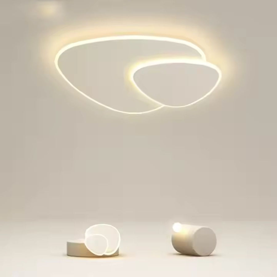 Żyrandol LED z pilotem FUTURA LUMINA 66W, owalny, światło zimne/ciepłe/neutralne, możliwość przyciemniania, biały Żyrandol LED z pilotem Domyślny tytuł Alessandro Design