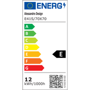 Lustro LED Touch ASTRIX, 70cm, 6000K, możliwość przyciemniania, system odmgławiania Lustra Korman E Domyślny tytuł Alessandro Design