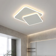 Żyrandol LED z pilotem FUTURA LUMINA 66W, 2 kwadraty, światło zimne/ciepłe/neutralne, możliwość przyciemniania, biały Żyrandol LED z pilotem Domyślny tytuł Alessandro Design