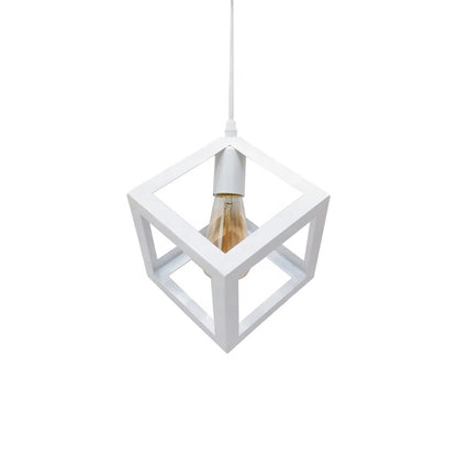 Lustra Forma Cub, STRUKTUR Linear Trio, 3x E27, Alb, Metal Lustre Industrial Default Title Alessandro Design