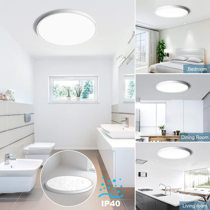 Lampa sufitowa LED SOLIS 27cm 20W Zimne światło, białe lampy sufitowe LED Domyślny tytuł Alessandro Design