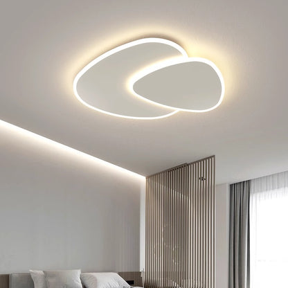 Żyrandol LED z pilotem FUTURA LUMINA 66W, owalny, światło zimne/ciepłe/neutralne, możliwość przyciemniania, biały Żyrandol LED z pilotem Domyślny tytuł Alessandro Design
