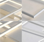 Żyrandol LED z pilotem LANDYN 78W, światło zimne/ciepłe/neutralne, możliwość przyciemniania, białe żyrandole LED z pilotem Domyślny tytuł Alessandro Design