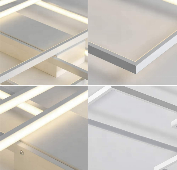 Żyrandol LED z pilotem LANDYN 78W, światło zimne/ciepłe/neutralne, możliwość przyciemniania, białe żyrandole LED z pilotem Domyślny tytuł Alessandro Design