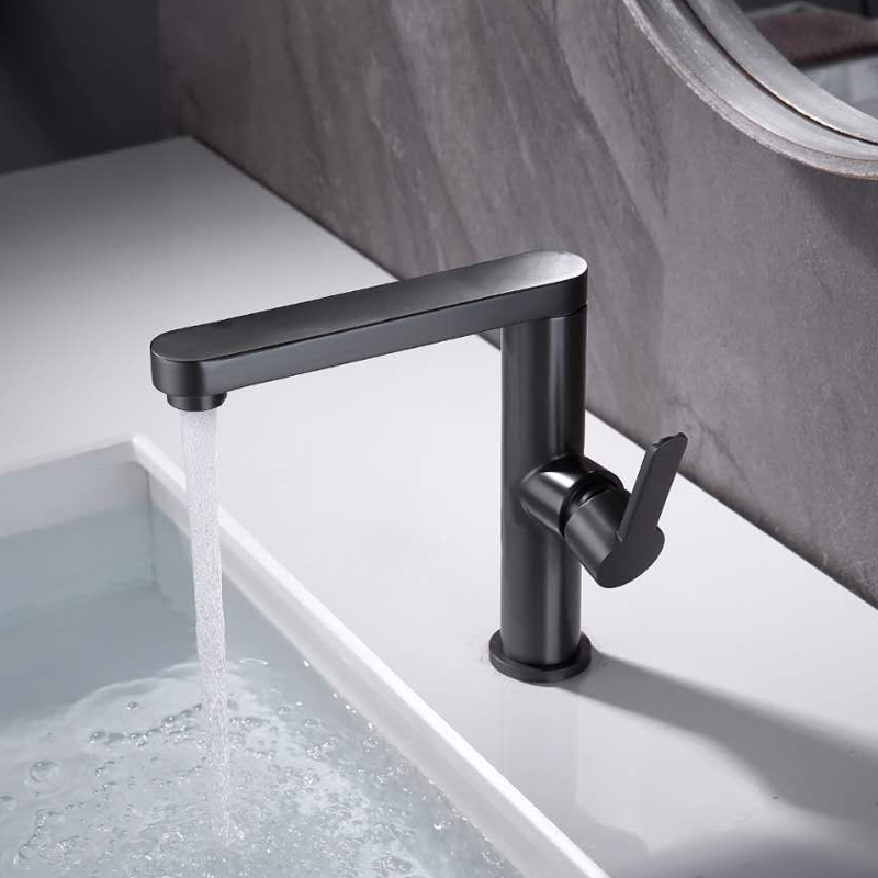 Bateria zlewozmywakowa, mosiądz sanitarny, czarny, 9107H Baterie kuchenne Domyślny tytuł Alessandro Design