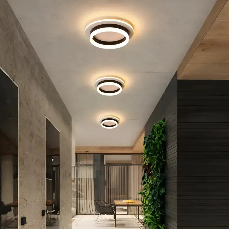 Żyrandol LED SOLENA ROTONDA 13W, średnica 25cm, światło zimne/ciepłe/neutralne, czarno-białe żyrandole LED domyślny tytuł Alessandro Design