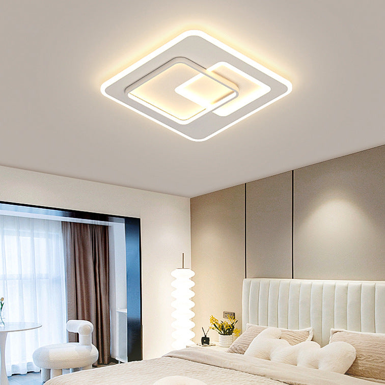 Żyrandol LED z pilotem NOLUX 34W, kwadratowy, światło zimne/ciepłe/neutralne, możliwość przyciemniania, białe Żyrandole LED z pilotem Domyślny tytuł Alessandro Design