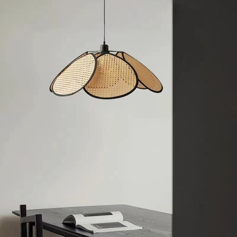 Żyrandol w stylu vintage 1xE27, stodoła, średnica 80cm, drewno i metal, brązowe żyrandole w stylu vintage domyślny tytuł Alessandro Design