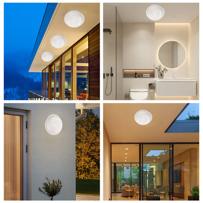 Kinkiet zewnętrzny LED AX310/162WH, ciepłe światło 3000 K, średnica 16,2 cm, IP65, biały kinkiet zewnętrzny Domyślny tytuł Alessandro Design