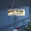 Żyrandol LED CASERTA Nobile z pilotem, 41W, ściemnialny, średnica 40cm, złoty
