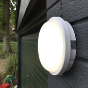 Kinkiet zewnętrzny LED AX310/162WH, ciepłe światło 3000 K, średnica 16,2 cm, IP65, biały kinkiet zewnętrzny Domyślny tytuł Alessandro Design