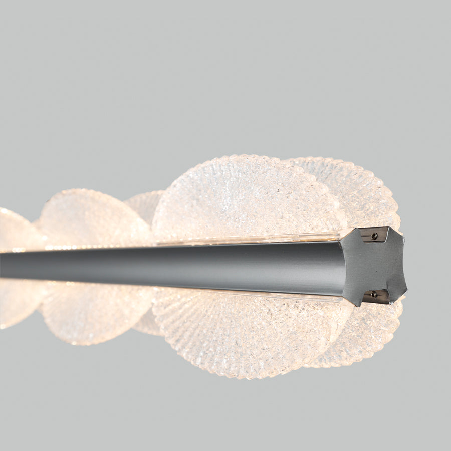 Lustra LED suspendata cu Telecomanda ISOTTA 105W, lumina Rece/Calda/Neutra 3000K/4000K/6000K, Dimabila,Inaltime Reglabila, Negru si Argintiu, Metal si Cristal Lustre LED cu Telecomanda Default Title Alessandro Design