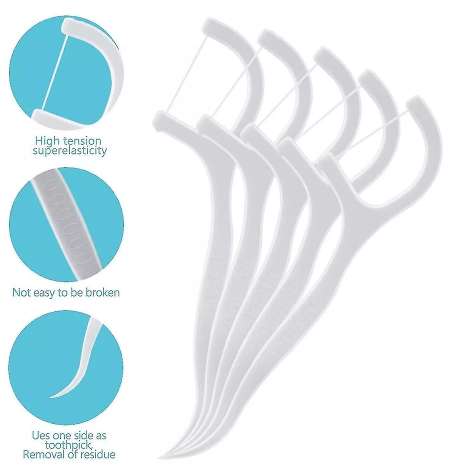 Zestaw 100 wykałaczek z nicią dentystyczną Personal Care Domyślny tytuł Alessandro Design