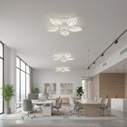Żyrandol LED z pilotem ORCHID 66W, 5 płatków, światło zimne/ciepłe/neutralne, możliwość przyciemniania, biały żyrandol LED z pilotem Domyślny tytuł Alessandro Design