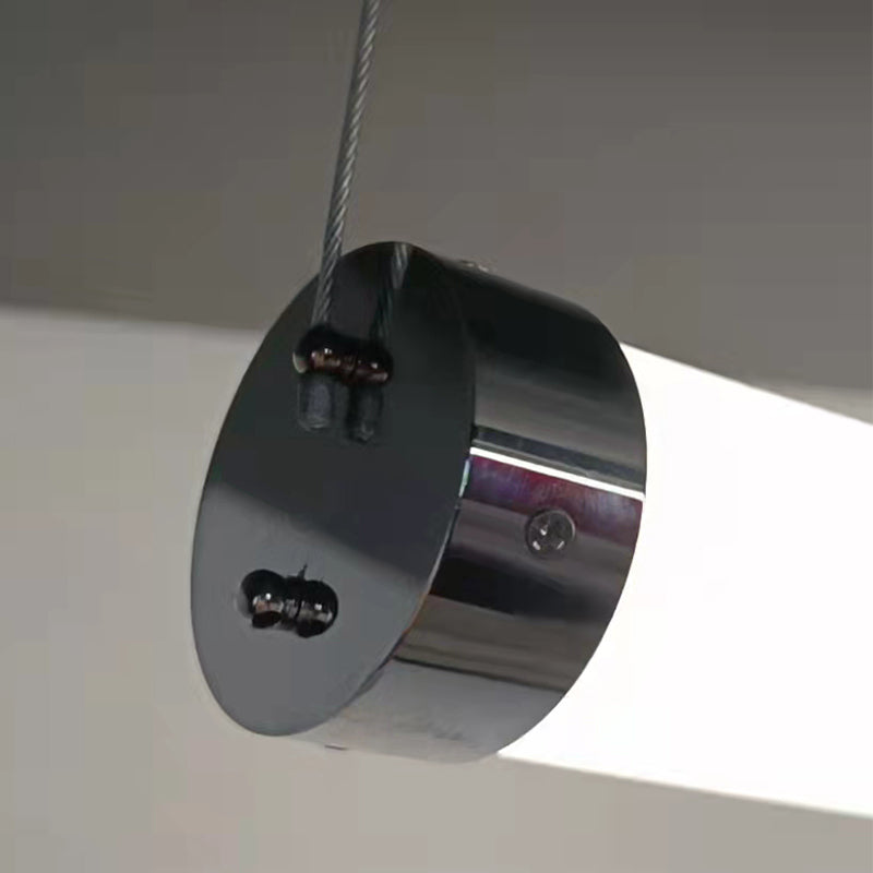 Żyrandol LED DIVINO Czarny 91W z elastyczną rurką silikonową, średnica 60cm - Regulowane światło 3000K/4000K/6000K Nowoczesne żyrandole Domyślny tytuł Alessandro Design