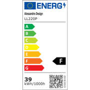 Żyrandol kryształowy LED MITA 39W, 20x20cm, kwadratowy, światło zimne/ciepłe/neutralne, białe żyrandole LED Domyślny tytuł Alessandro Design