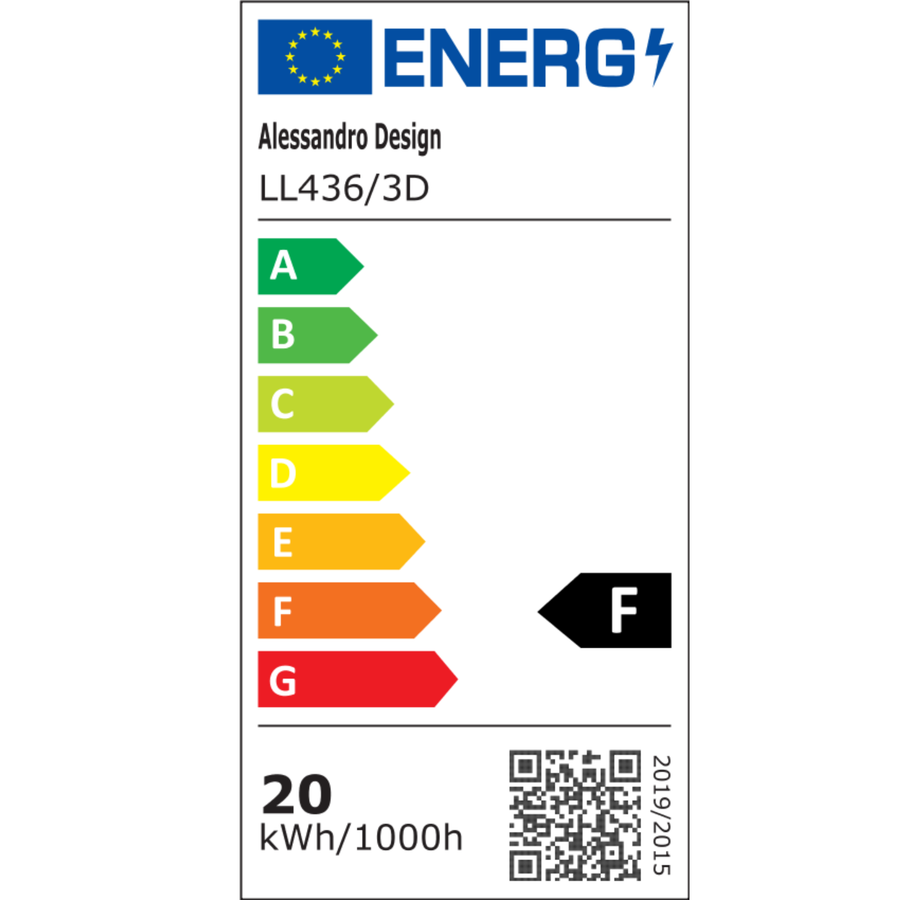 Żyrandol LED NEXA 3D, 20W, średnica 24cm, światło zimne/ciepłe/neutralne, białe żyrandole LED domyślny tytuł Alessandro Design