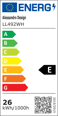 MODERN Żyrandol LED 26W, średnica 20cm, okrągły, światło zimne/ciepłe/neutralne, białe żyrandole LED domyślny tytuł Alessandro Design