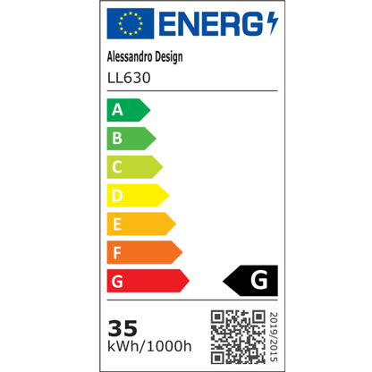 Żyrandol LED HEATH STEA, 35W, średnica 20cm, światło neutralne, białe stosowane żyrandole LED Domyślny tytuł Alessandro Design