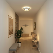 Żyrandol LED RED, 27W, średnica 20cm, światło ciepłe/neutralne/zimne, biały, metal i akryl