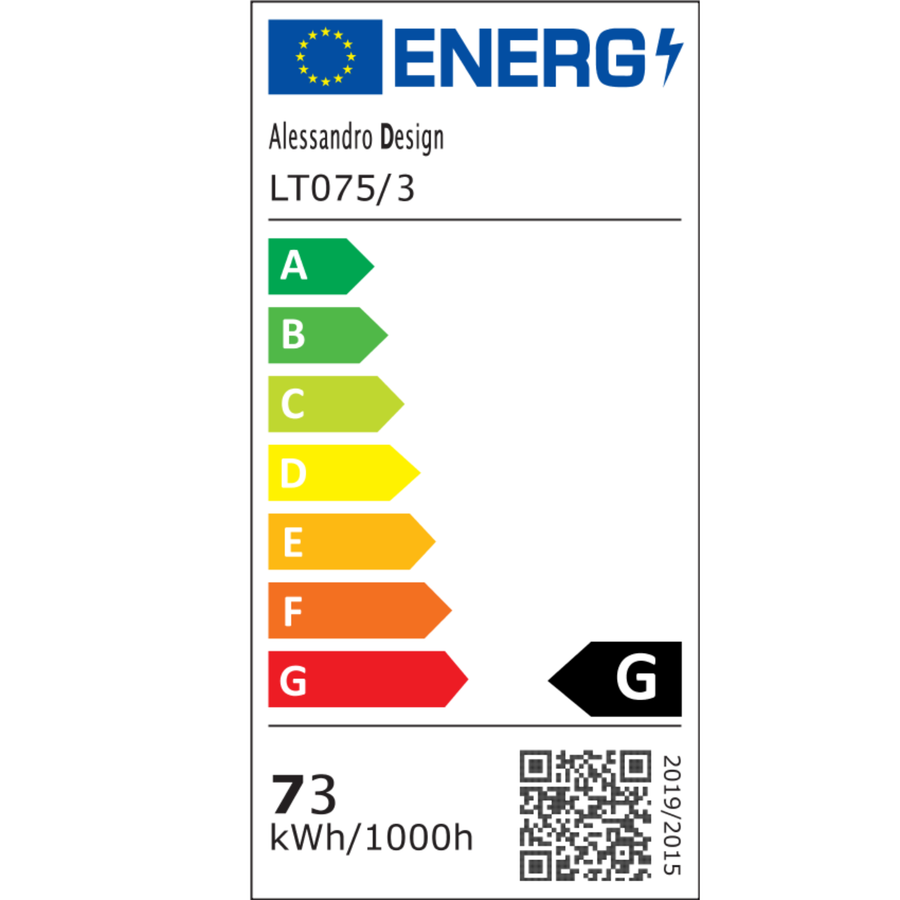 Żyrandol LED z pilotem i kryształem NOVA ROTONDA RGB 73W, 3 koła, światło zimne/ciepłe/neutralne, możliwość przyciemniania, błyszczące chromowane żyrandole i kryształy LED Domyślny tytuł Alessandro Design