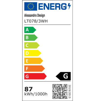 Żyrandol LED z pilotem i kryształem LEILA 87W, 3 kwadraty, światło zimne/ciepłe/neutralne, możliwość przyciemniania, biały żyrandol LED z pilotem Domyślny tytuł Alessandro Design