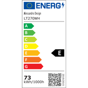 Lustra LED suspendata cu Telecomanda CHIARA, 73W, Lumina Rece/Calda/Neutra, Dimabila, Alb Lustre LED cu Telecomanda Default Title Alessandro Design
