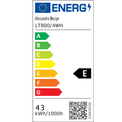 Żyrandol LED z pilotem BETTY 43W, 4 koła, światło zimne/ciepłe/neutralne, możliwość przyciemniania, biały Żyrandol LED z pilotem Domyślny tytuł Alessandro Design
