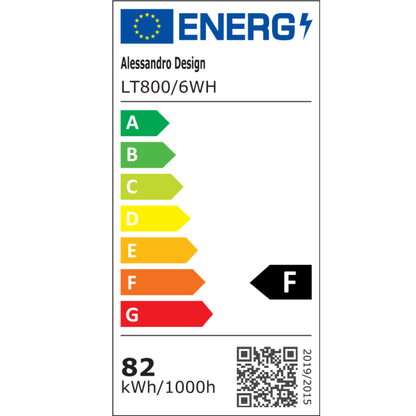 Żyrandol LED z pilotem BETTY 82W, 6 kółek, światło zimne/ciepłe/neutralne, możliwość przyciemniania, biały Żyrandol LED z pilotem Domyślny tytuł Alessandro Design