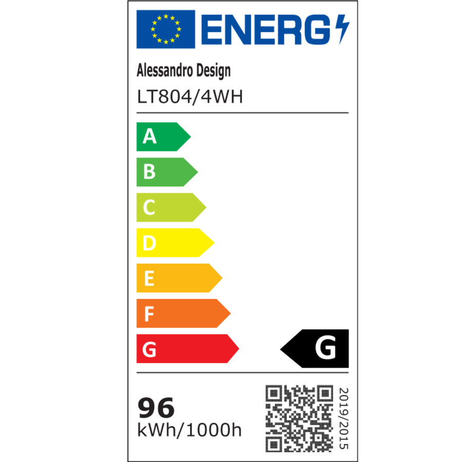 Żyrandol LED z pilotem SUSAN 96W, 4 kwadraty, światło zimne/ciepłe/neutralne, możliwość przyciemniania, biały Żyrandol LED z pilotem Domyślny tytuł Alessandro Design