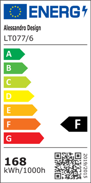 Żyrandol LED z pilotem i kryształem NOVA RHOMBA RGB 168W, 6 kwadratów, światło zimne/ciepłe/neutralne, możliwość przyciemniania, błyszczący chrom Żyrandole i kryształy LED Domyślny tytuł Alessandro Design