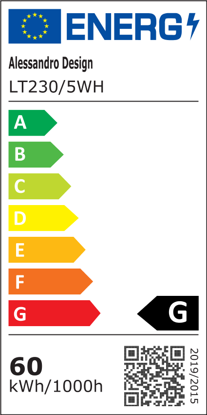 Żyrandol LED z pilotem LILY 86W, 5 elementów, światło zimne/ciepłe/neutralne, możliwość przyciemniania, biały