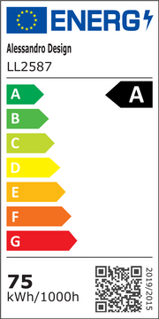 Żyrandol LED KOSMER z pilotem 75W, średnica 50cm, światło zimne/ciepłe/neutralne, biały żyrandol LED z pilotem Domyślny tytuł Alessandro Design