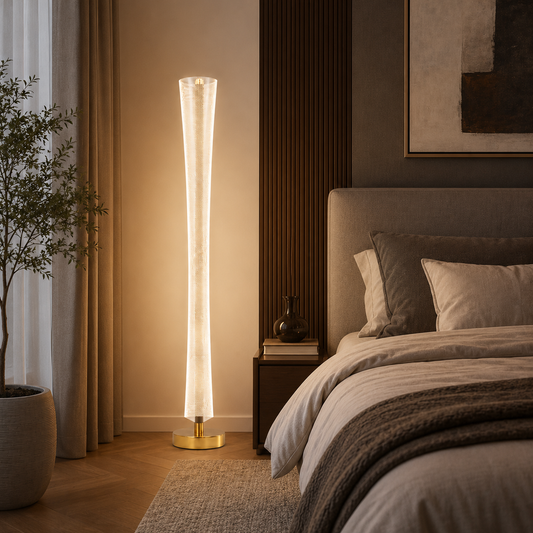 Nowoczesna lampa LED Augustinus 40W 127Cm Ciepłe/Neutralne/Zimne Złote światło
