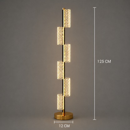 Lampa LED 40W Modern Austin 125Cm 3000/4000/6000K Złota
